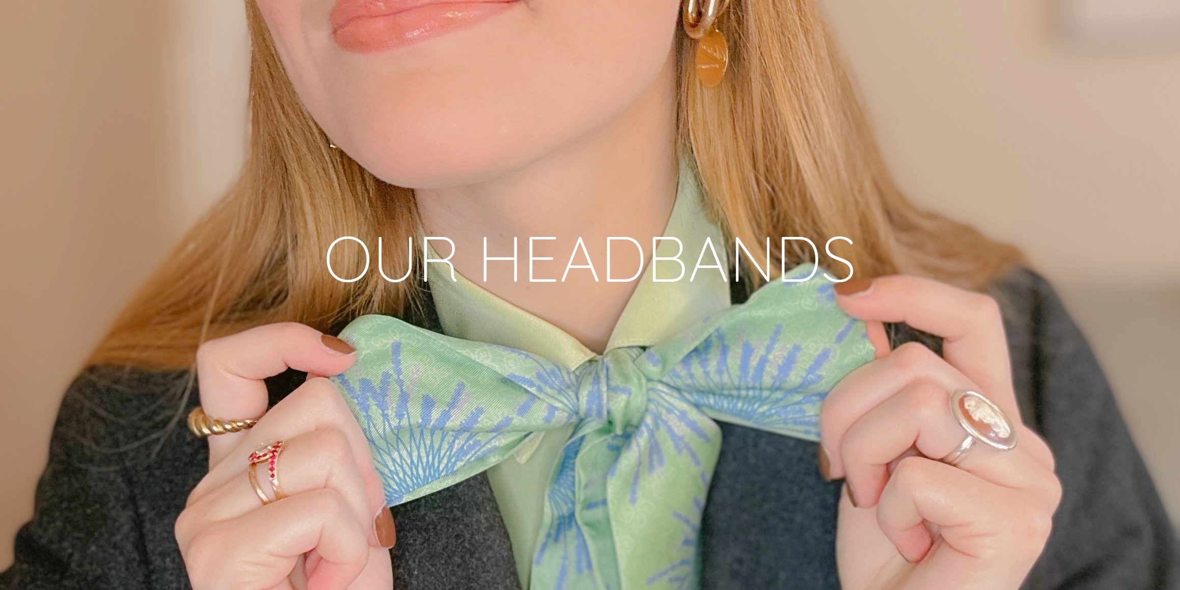Touch of Provence Silk Headband - Lands of Provence Collection